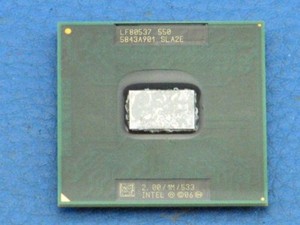 CPU Intel 2.00Ghz 1M 533 LF80537 SLA2E aus HP550 Notebook-14642