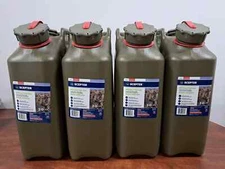 Lot 4 Brand New Scepter Genuine 5 Gallon / 20 L Olive Drab Military Fuel Can MFC
