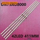 LED Strips For Samsung UE75AU8005K Un75au8000 Un75au8200 UN75AU7000 BN96-52594A
