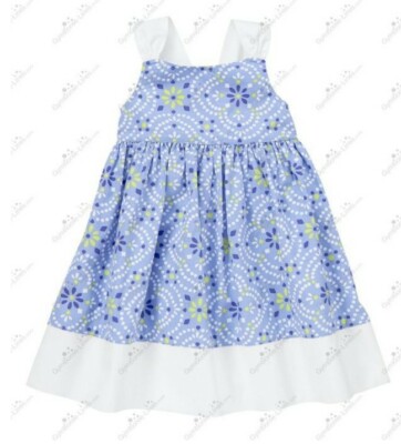 Gymboree 5T Safari Smiles Batik Print Dress w/bloomers Blue NWT 2014