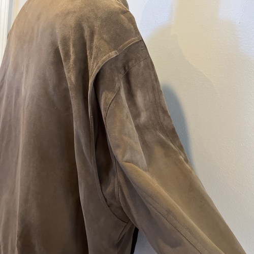 Claiborne Outerwear Sueded Finish Men's XXL Jacket Brown Zip Up - Picture 10 of 21