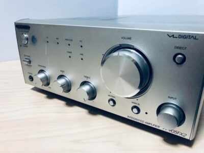 ONKYO　A-905FX ONKYO A-905FX Pre-Main Integrated Stereo Amplifier Silver