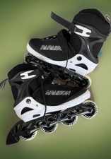 PAPAISON Inline Skates Adjustable Size Large Kids/Mens 5-7.5 Womens 6-9 EU 39-42