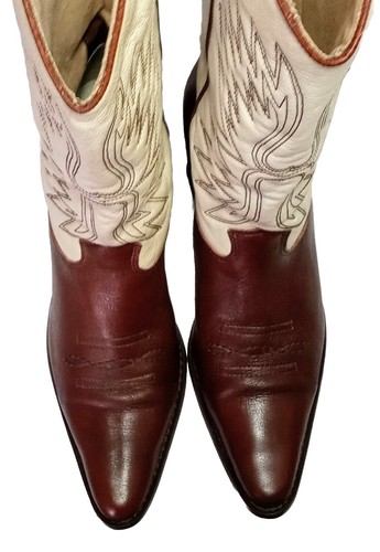 Stivali western vintage Matisse taglia 71⁄2M 2 toni foderati morbidi (adatti come a 7) - Foto 4 di 22