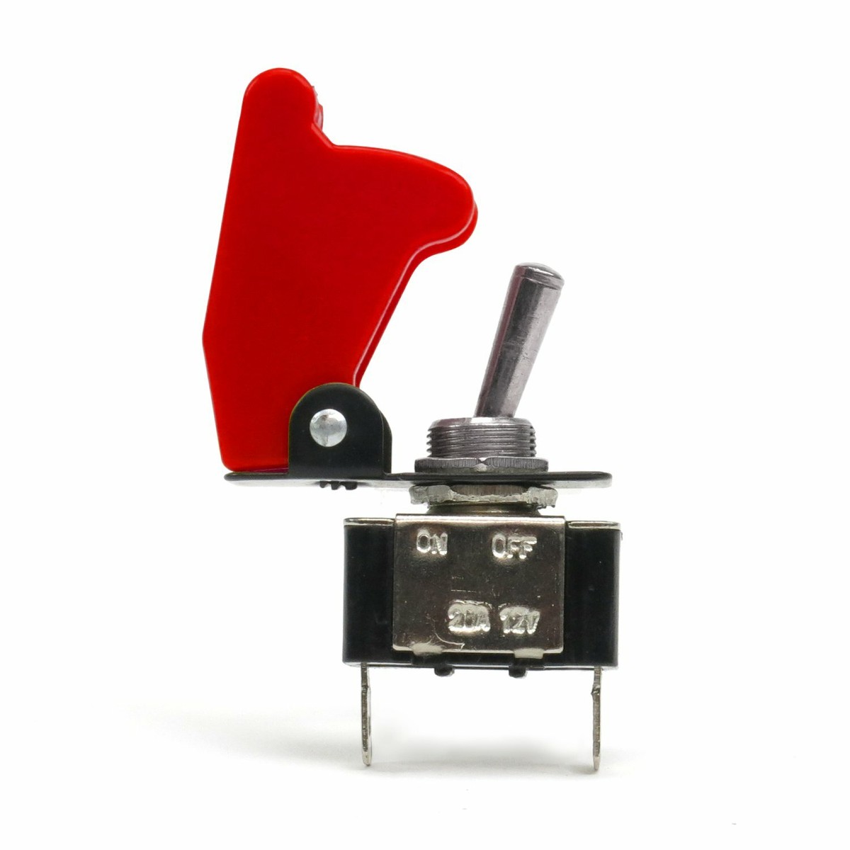Race Toggle Switch With Safety Cover - Red | eBay