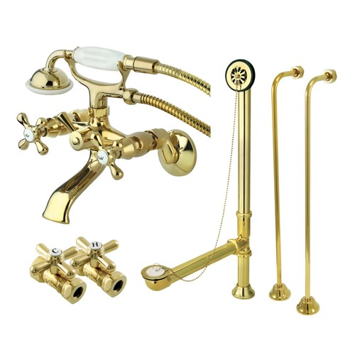 Kingston Brass Anello Porta Asciugamani Classico In Ottone Lucido - Lunghezza 19,7 Cm, Bagno Vintage - 4