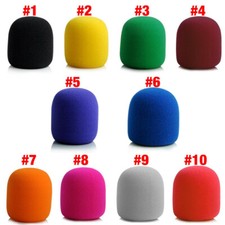 Sponge Foam Protective 1/10 Pack Handheld Colorful Cover Windscreen Microphone