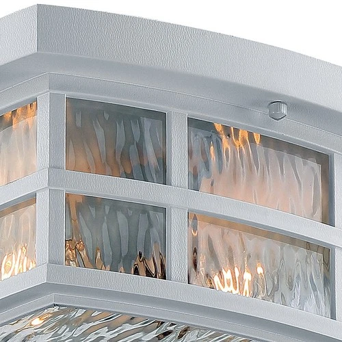 Quoizel SNN1612 Stonington 2 Light 12"W Flush Mount Outdoor - Black - Picture 4 of 12