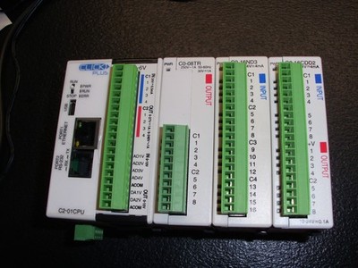 CLICK PLUS PLC C2-01CPU with C2-08DR-6V, C0-16ND3, C0-08TR , C0-16CDD2