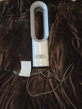 Dyson AM04 Hot + Cool Bladeless Heater Fan White/Silver-TESTED-NO REMOTE or BASE