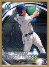2020 Baseball Bowman Chrome Glimpses of Greatness Bobby Witt Jr