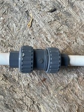 Check valve 3/4" PVC back flow preventer pedicure spa chair drain pump spa part