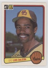1983 Donruss Luis DeLeon #296 1hb4