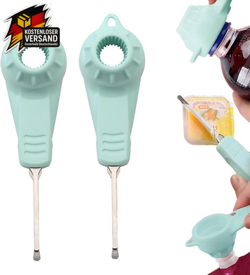 Multi-Function Flaschenöffner Set für Getränke und Verschlüsse, kompakt, kraftsp