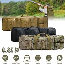 45" Tactical Rifle Bag Gun Range Padded Soft Carbine Backpack Carry Case