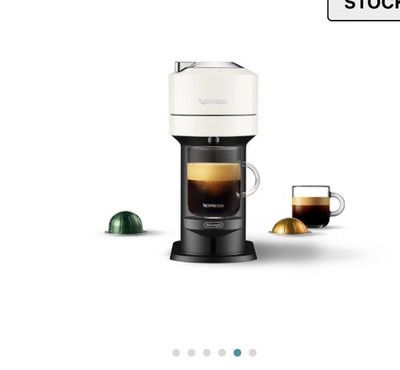 Nespresso Vertuo Next Coffee - Espresso Maker by De'Longhi, White - ENV120W, NIB
