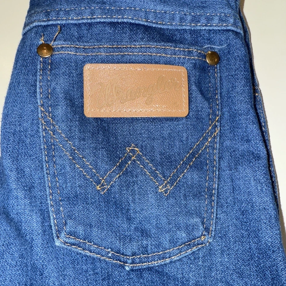 De Colección Wrangler Niñas 97W24DE Recto Talla 14 Delgado 24x28 100% Algodón *leer* Foto 2 de 4