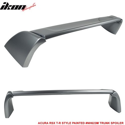 02-06 Acura RSX Dc5 Type R Trunk Spoiler Painted Satin Silver