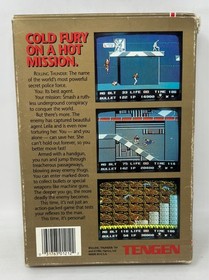 NES Nintendo - Rolling Thunder - CIB Complete w/ Registration Card - Tested