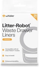 Litter-Robot Waste Drawer Liners by Whisker, 25 Pack - 1 Count (Pack of 25) 
