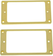 2Pcs Cream Humbucker Pickup Ring Curved Bottom Frame for Epiphone Les Paul