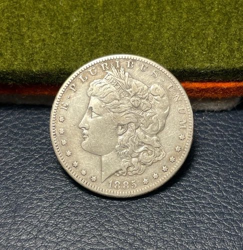 (#102339) Morgan Dollar:  1885 S.  VF   Better date!