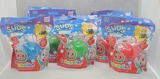 Lot Of 7 Cocomelon SUDS SOAPrize Collectible Character Toy in Soap Ball Variety