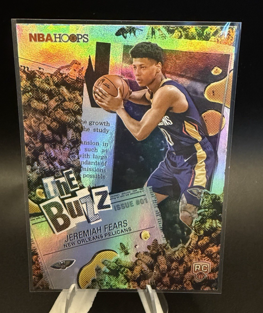 2025-26 Topps NBA Hoops Jeremiah Fears Rookie The Buzz Insert | eBay