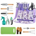 11-Piece Heavy Duty Garden Tool Set with Ergonomic Bag - Perfect Gardening Gift