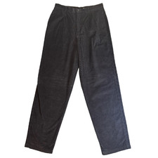 Eddie Bauer Women  s Corduroy Pants Size 14 High Rise Relaxed Fit Black