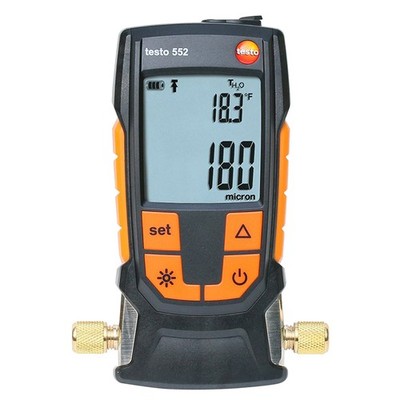 Testo 552 Digital Vacuum/Micron Gauge with Bluetooth Smart HVAC 0560 5522