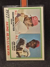 1978 Topps - League Leaders Jim Rice, George Foster #202