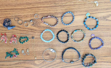 Fashion Jewelry Mixed Lot Bracelets Rings Ear...