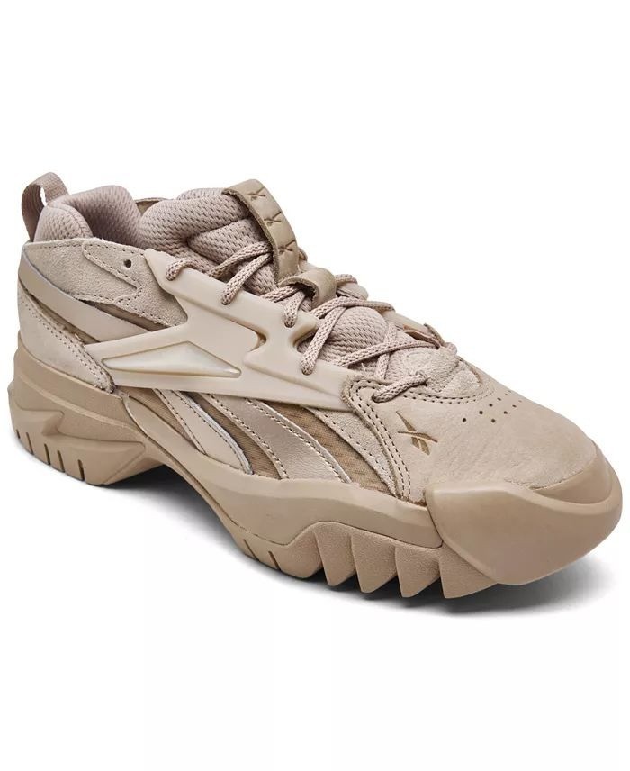 Cardi B Reebok Women's Classic Leather V2 Casual Beige Active Sneakers Size 7