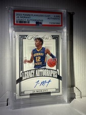 JA MORANT FLAWLESS AUTO NO. LA-JMO Legacy Autographs jersey # 12/25