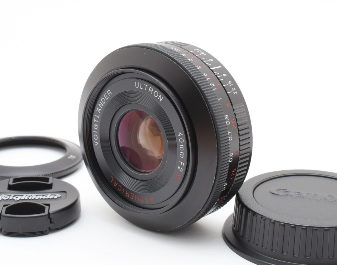 【美品】Voigtlander ULTRON 40mm F2 SL II n Exc+++] Voigtlander Ultron 40mm f2 SL II N Aspherical Lens