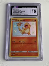 Charmander SV6/SV94 Hidden Fates: Shiny Vault Holo CGC Gem Mint 10 on eBay