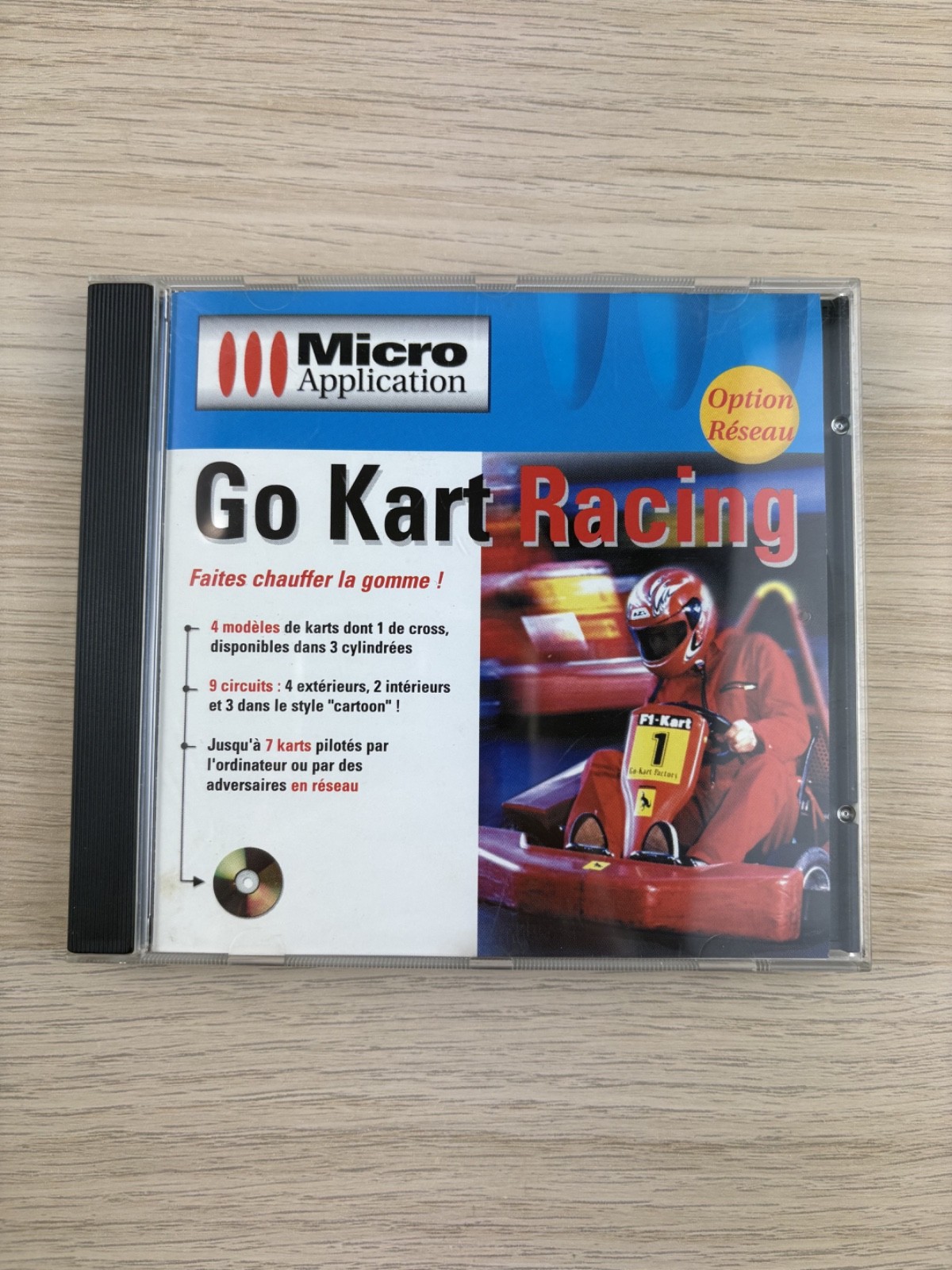 Go Kart Racing PC CD-ROM Jeux Jeu Vidéo de Course Voiture Karting 1999 Vintage