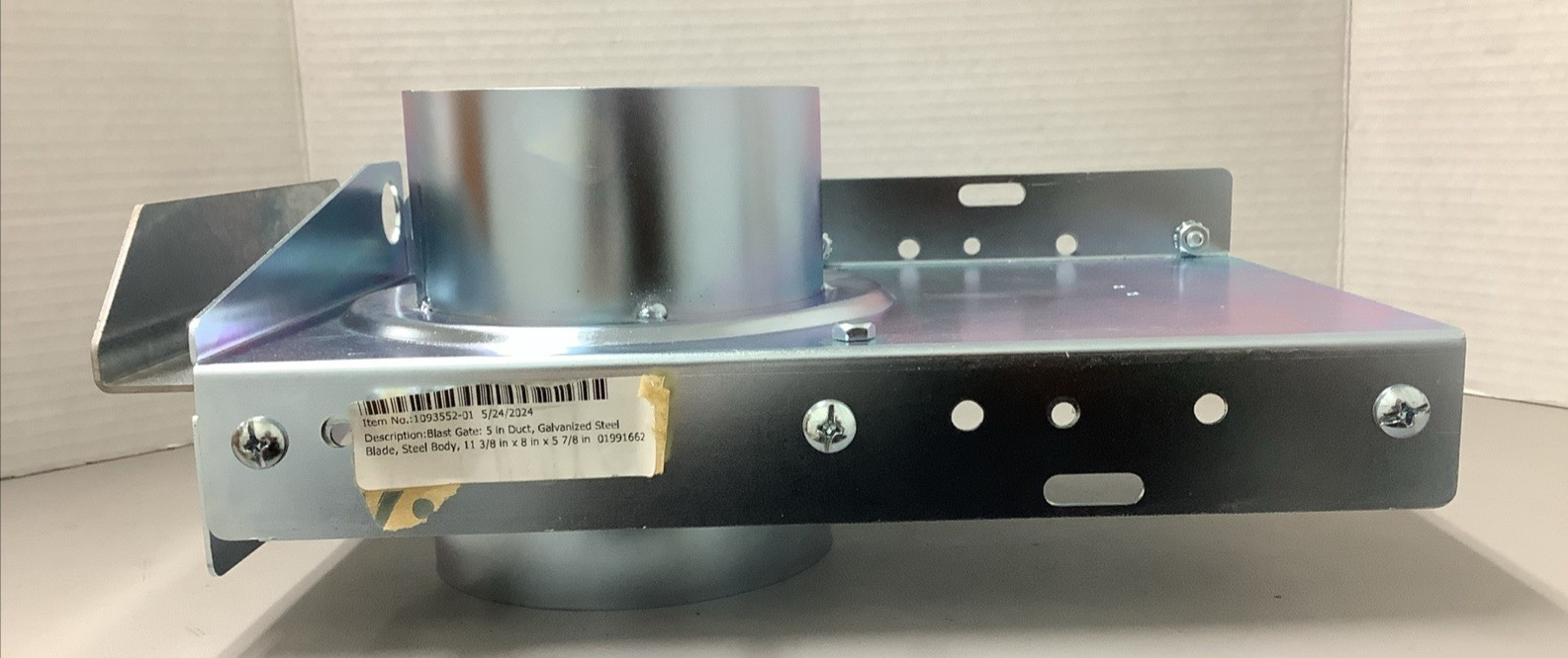 American Blower Supply BGASPN05 Pneumatic Blast Gate 5" Housing Only (m1)