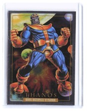 2024 SkyBox Marvel Masterpieces '92 Platinum Thanos #83