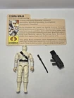 GI Joe 1984 Vintage Cobra Storm Shadow ARAH Figure W/ Accessories & File Card