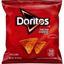 UPC 028400111423 product image for Doritos Nacho Cheese Tortilla Chips, 1 Ounce, 104 Per Case | upcitemdb.com