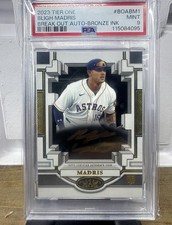 2023 Topps Tier One Bligh Madris Break Out Autographs Bronze Ink /25 PSA 9 pop 1