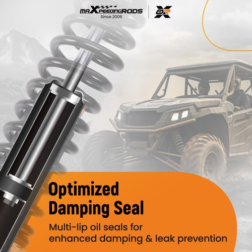 Set of Shocks for Honda FourTrax Foreman 400 4x4 1995-1996 51400-HM7-003 - Picture 15 of 15