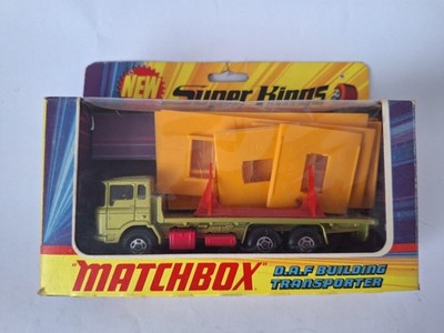 Matchbox Super Kings D.A.F. Building Transporter in OVP Haustransporter
