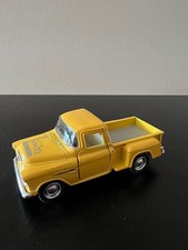 Vintage 1955 Yellow Chevy Truck Diecast Model