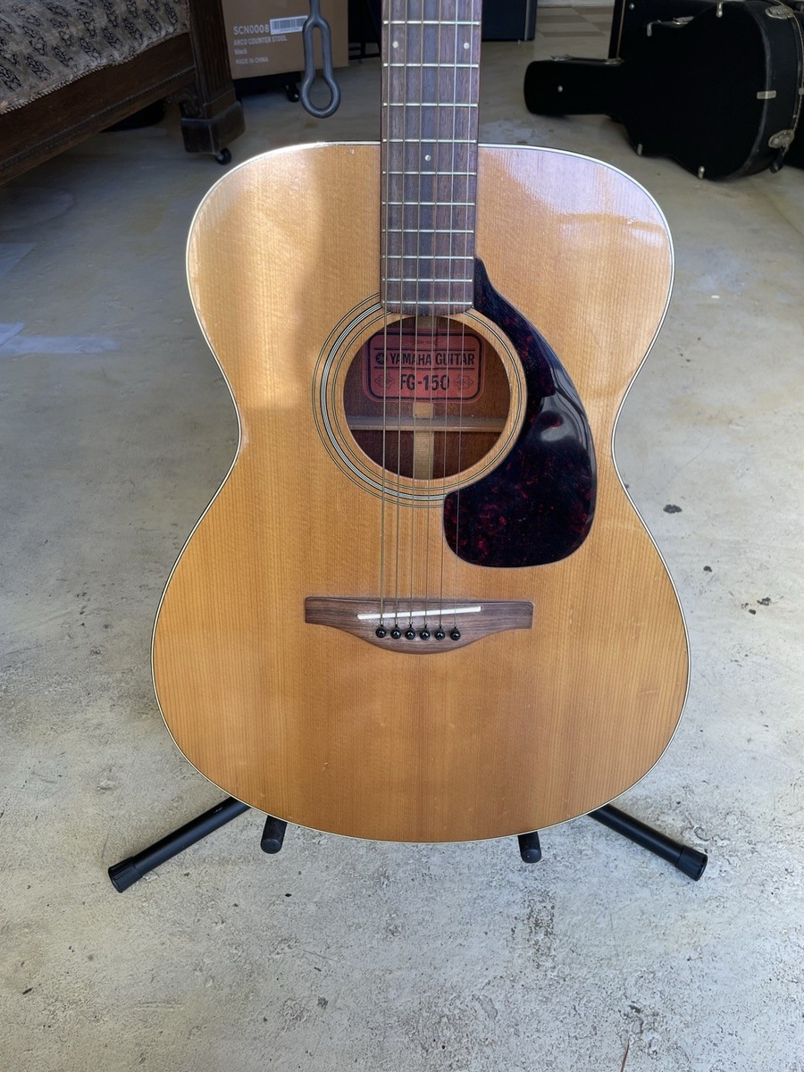 Yamaha FG-150 Red Label, Vintage Acoustic Guitar, Hard Shell Case