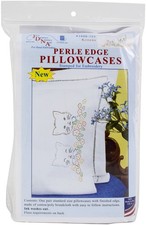 Jack Dempsey Stamped Pillowcases W/White Perle Edge 2/Pkg-Kittens