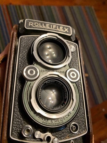 Rollei Rolleflex avec 3.5/75mm Tessar Appareil photo argentique
