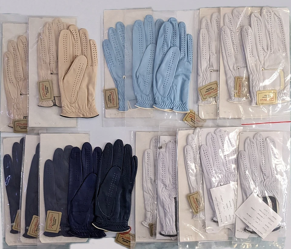 58 guantes individuales vintage - principalmente de cuero y principalmente para zurdos Foto 2 de 4